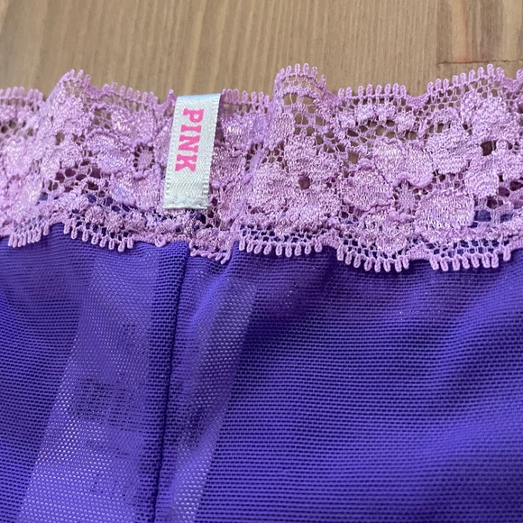 NWT Victoria’s Secret PINK Lace Cheeky Set L - Picture 8 of 10